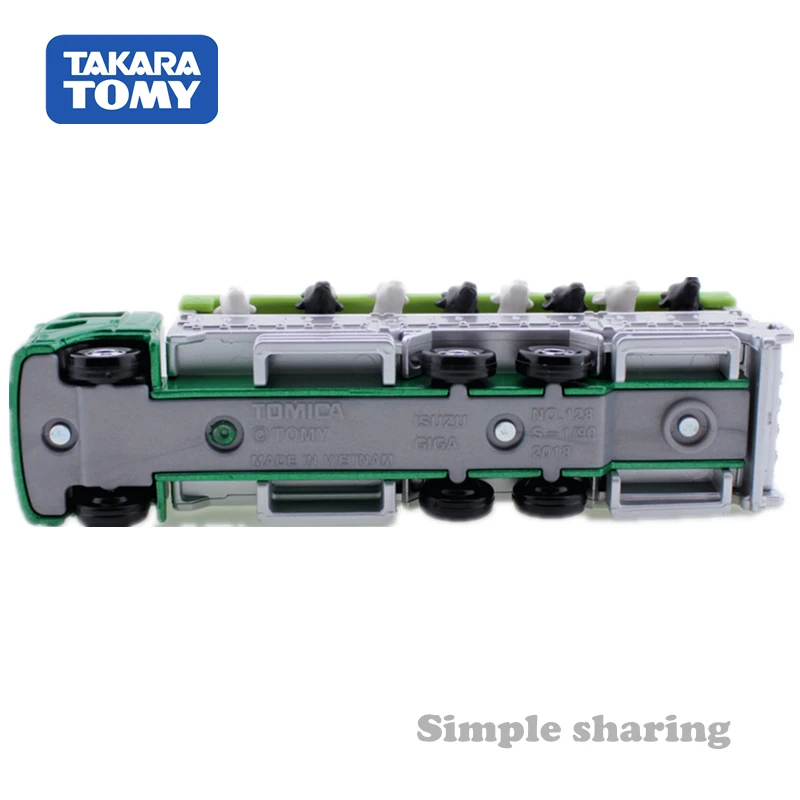 Takara Tomy длинный тип Tomica No.139 крупного рогатого скота транспортер включен 8 коровы