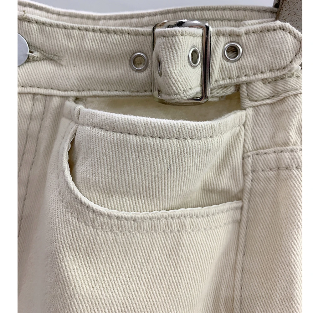 

Denim Shorts Women's Short Jeans Khaki Wide Leg Elastic Waist Vintage High Waist Shorts Woman Summer Zippers denim short pants