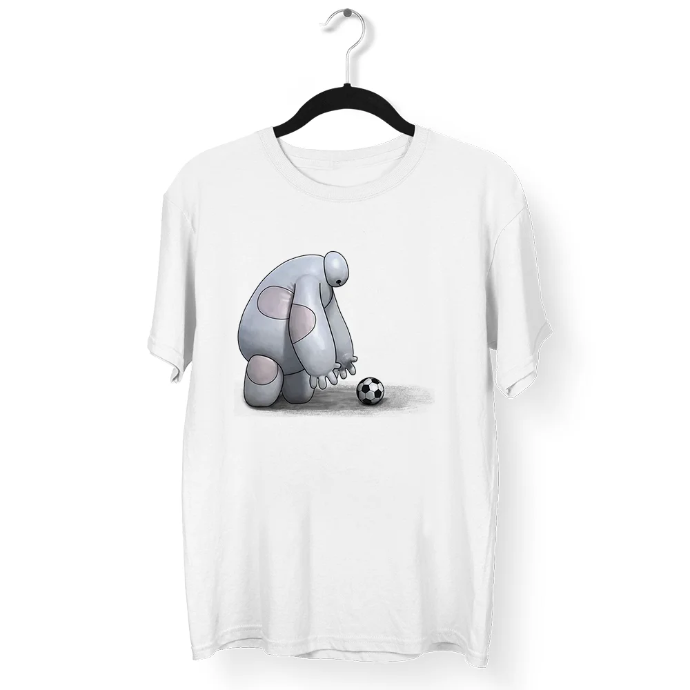 Футболка женская с коротким рукавом и принтом Baymax | Женская одежда