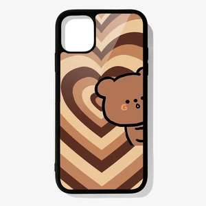 Phone Case For IPhone 12 Mini 11 Pro XS Max X XR 6 7 8 Plus SE20 High Quality TPU Silicon Cover Latte Coffee Bear