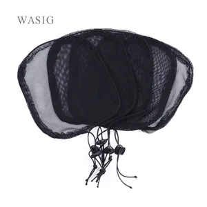 5 шт., накладные пряди для волос конский хвост, регулируемые ремешки на спине, тканевые колпачки, бесклеевая шапочка для парика