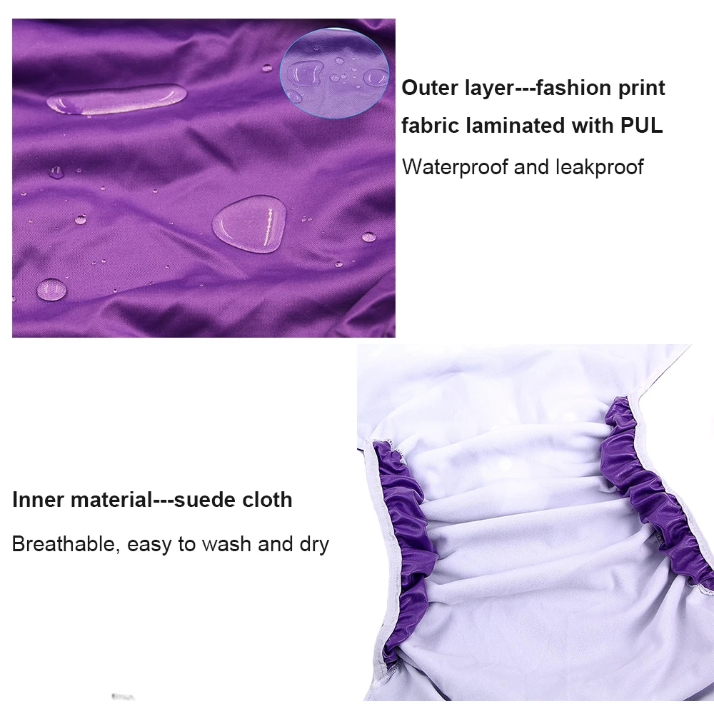 Teen Adult Reusable Cloth Diaper for Old People and Disabled Incontinence Pant Underwear Fit Waistline 19.7In to 41.3 Inch | Мать и
