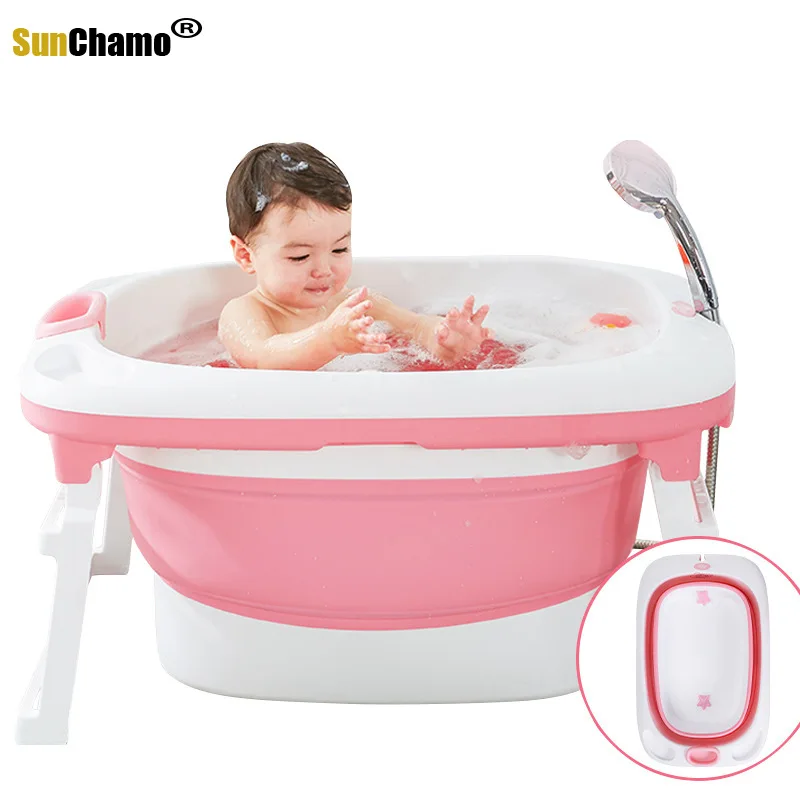 2021 модное большое детское сиденье для ванны универсальное складное безопасности