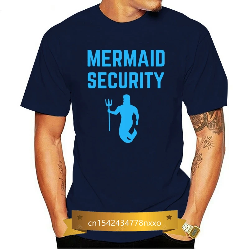 

brand men shirt Best Majestic Mermaid Security T-Shirt Mermaid Birthday Gift