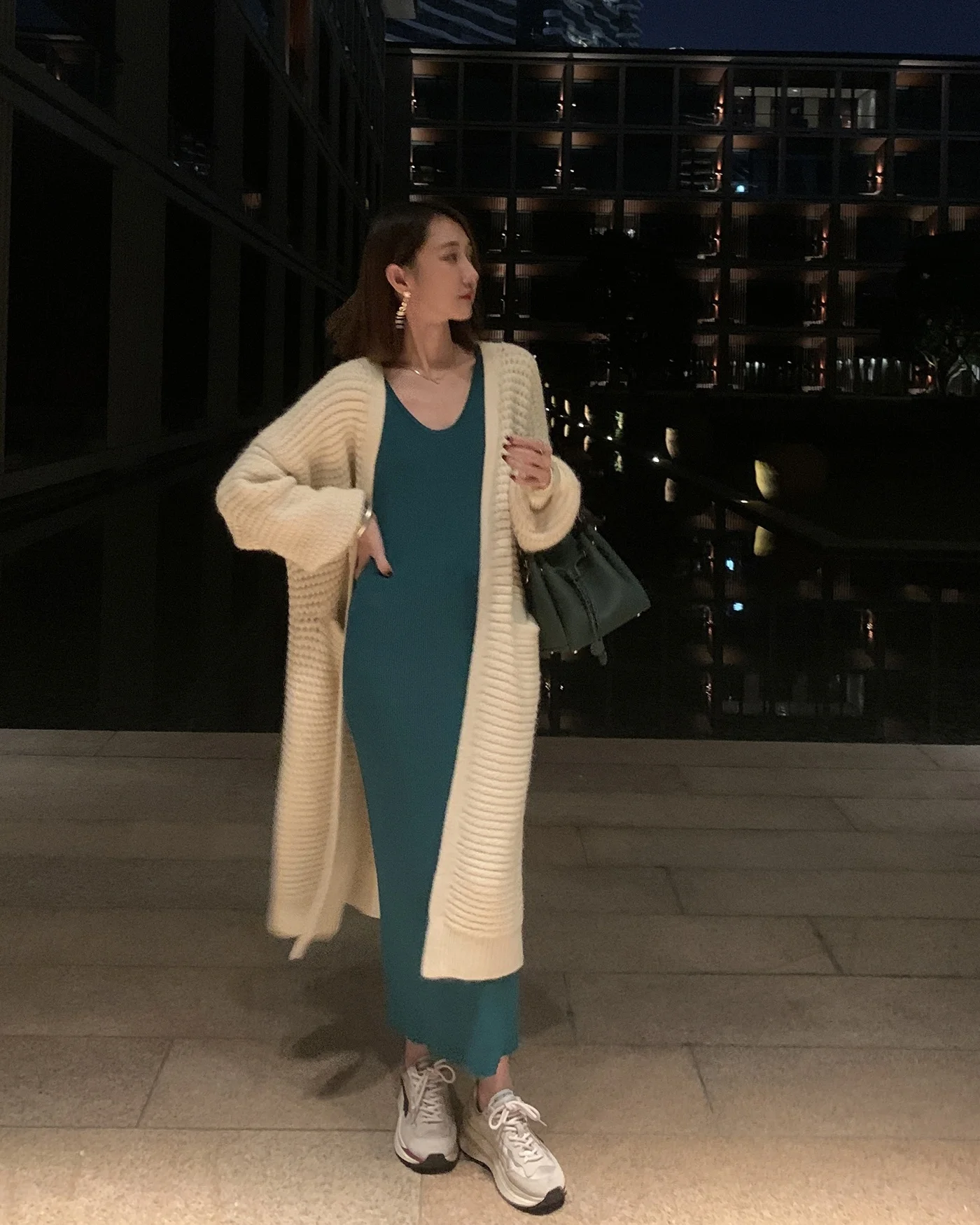 Новинка 2021 Ранняя осень новинка свитер без пуговиц Qijia с витыми цветами кардиган