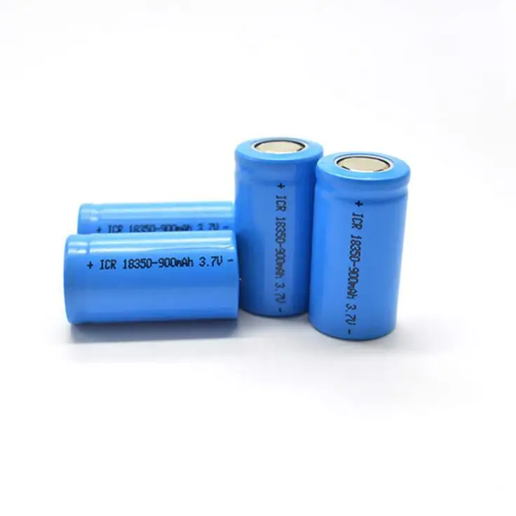 

10Pcs Lithum ICR 18350 Rechargeable Battery 3.7V 900mah Batteries