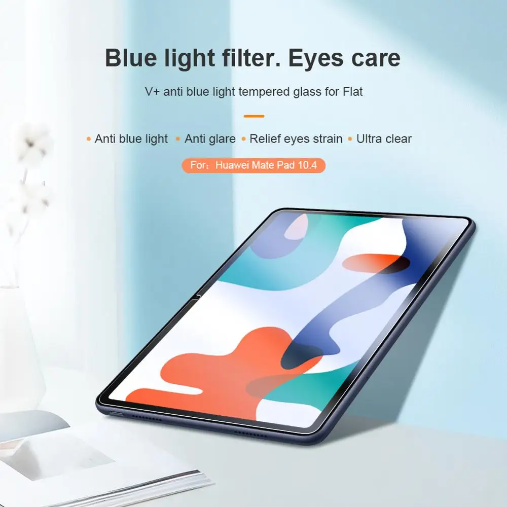 

Nillkin for Huawei Mate Pad 10.4 Pro 10.8 Glass V+ anti blue light Tempered Glass Screen Protector HD Film