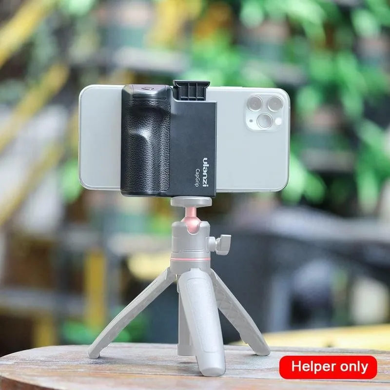 bluetooth phone shooting assistant portable multifunctional bluetooth anti shake camera handle for phone from 62mm 83mm free global shipping