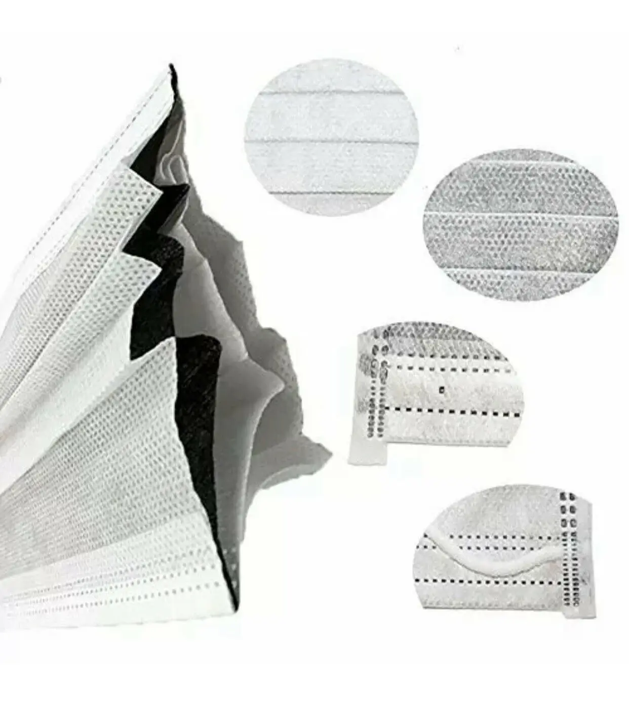 Маска для носа утепленная дышащая с активированным углем Нетканая Тканевые