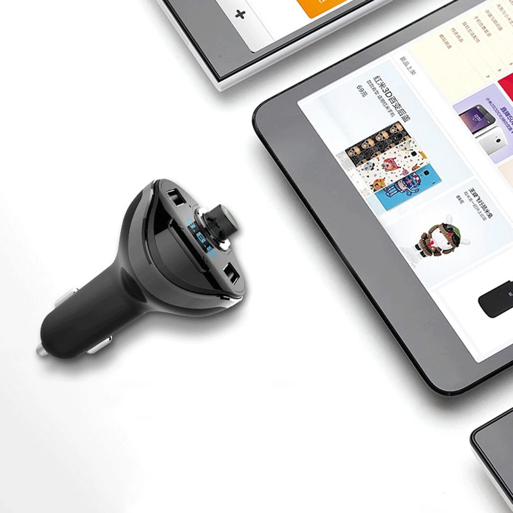 Автомобильный Bluetooth MP3 плеер T20 автомобильное зарядное устройство с двумя USB