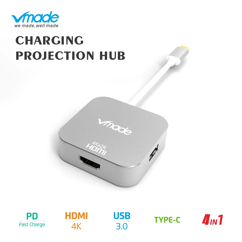 vmade cb192 hdmi тип c док станция usb c концент