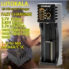 LiitokalaLii-100 зарядное устройство Lii-100B 18650 зарядное устройство 26650 AA AAA1.2V Ni-MH 3.2VLiFePO4 14450 18350 16340 3,7 V Li-Ion smart