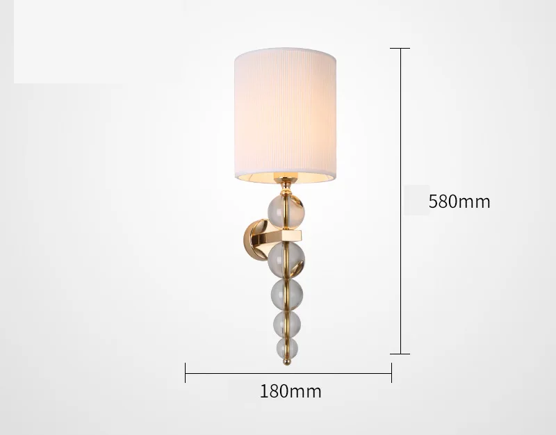 

Настенный светильник SunDecor хрустальный шар