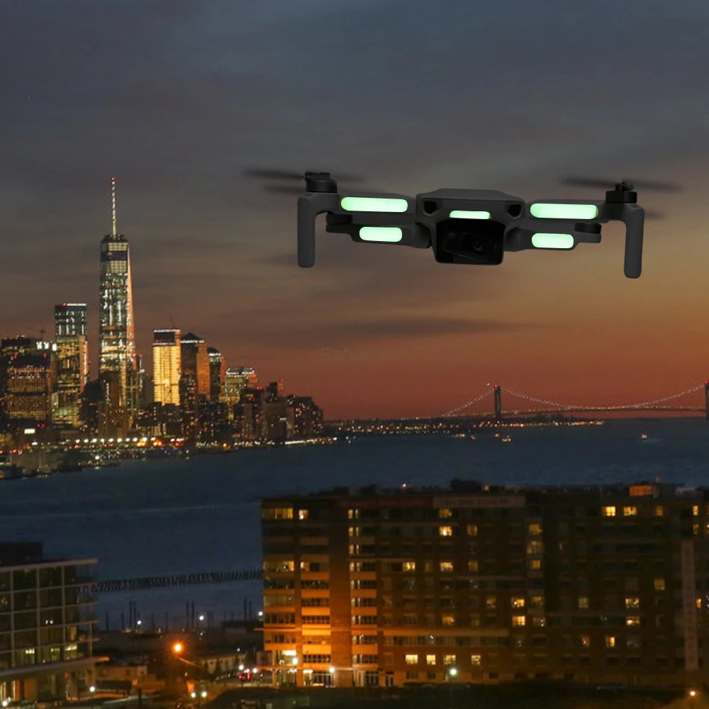 2 шт. флуоресцентная наклейка для DJI Mavic мини светящиеся наклейки Ночной