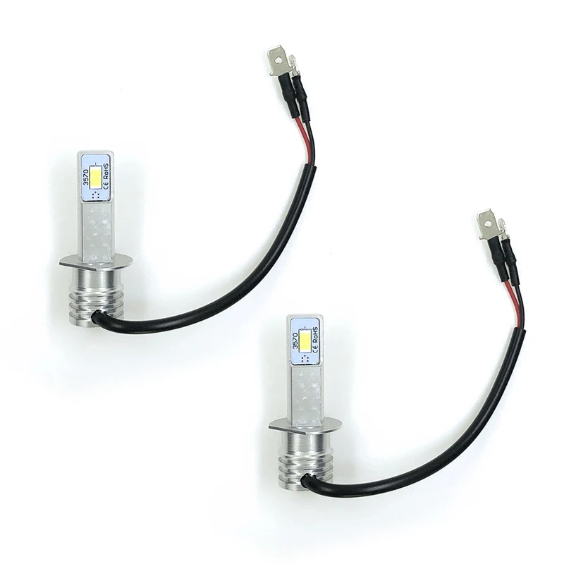 Супер яркие светодиодные противотуманные фары без ошибок 2 шт. H1 H3 H7 H11 9006