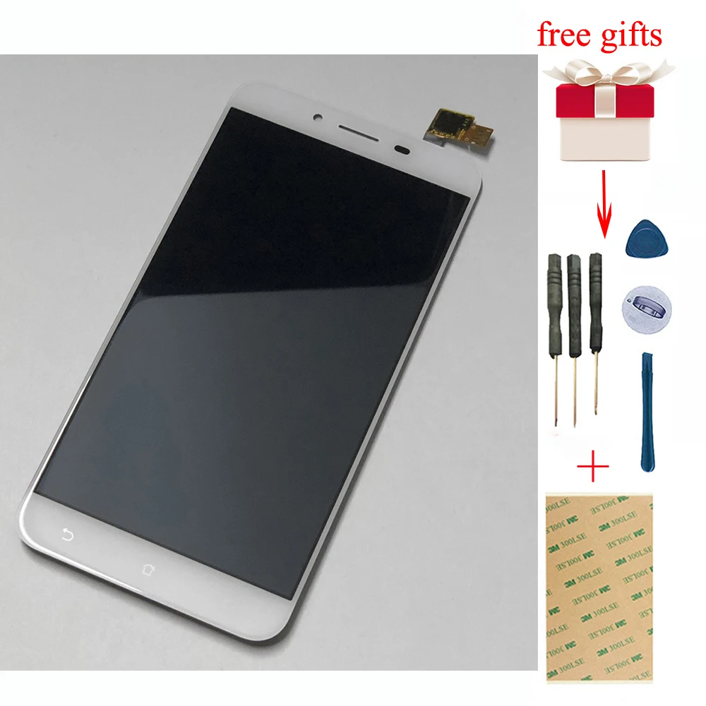 Для Asus ZenFone 3 Max ZC553KL X00DD X00D полный сенсорный экран дигитайзер Сенсорное стекло + ЖК