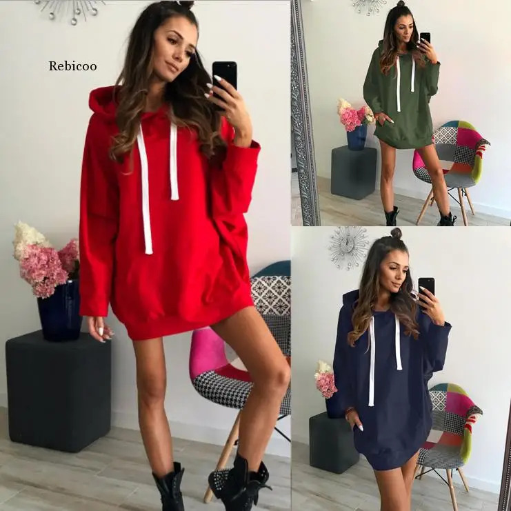 

Autumn and winter new loose fashion long-sleeved hoodie women's hoodies