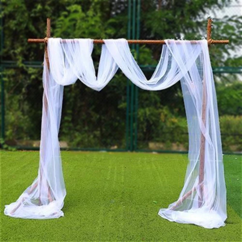 Рулон органзы из прозрачной ткани 72 см * 10 м | Дом и сад