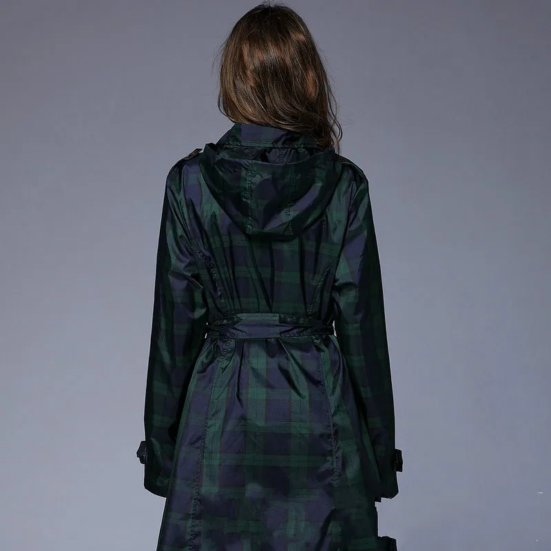 Женские Водонепроницаемый плащи дождевик женское длинное для взрослых