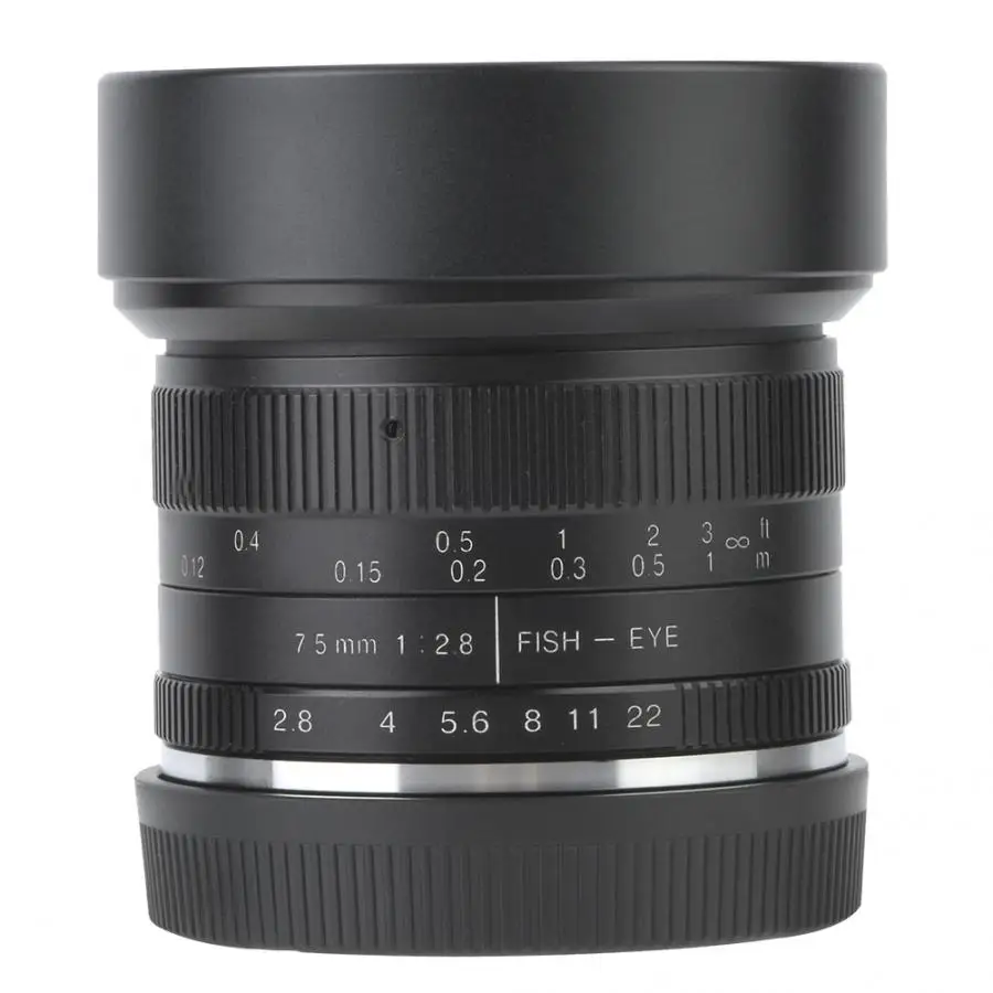 Объектив с фиксированным фокусом 7artisans 7 5 мм f2.8 180 дюйма ручной фиксированный