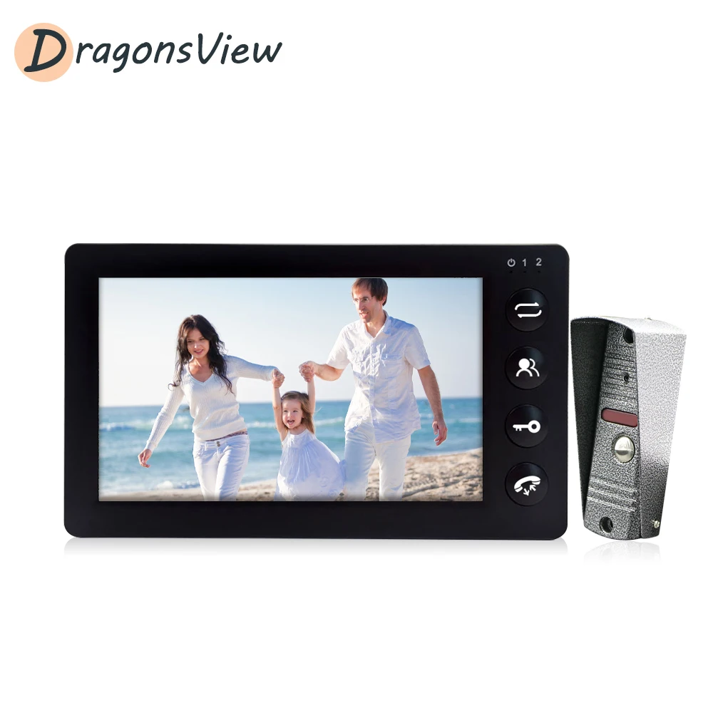 Видеодомофон Dragonsview с экраном 7 дюймов система контроля доступа к домофону