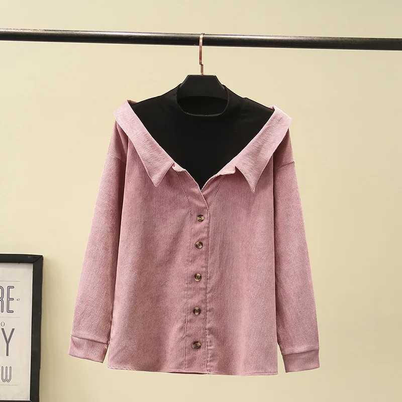 Винтажная женская блузка с высоким воротом весна 2020 модные топы размера плюс