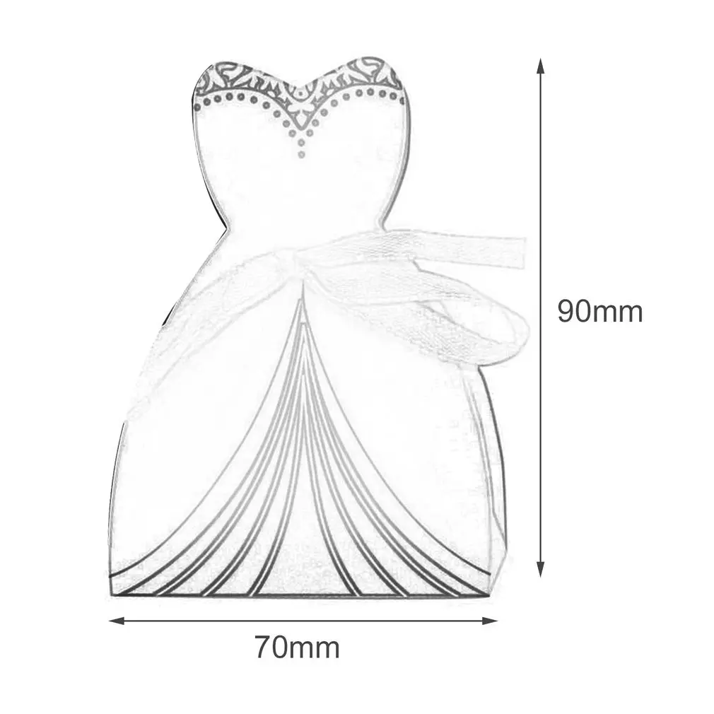 

50pcs Wedding decoration bride groom candy boxes Wedding Favor and gifts paper mariage boda Wedding Decoration bomboniere