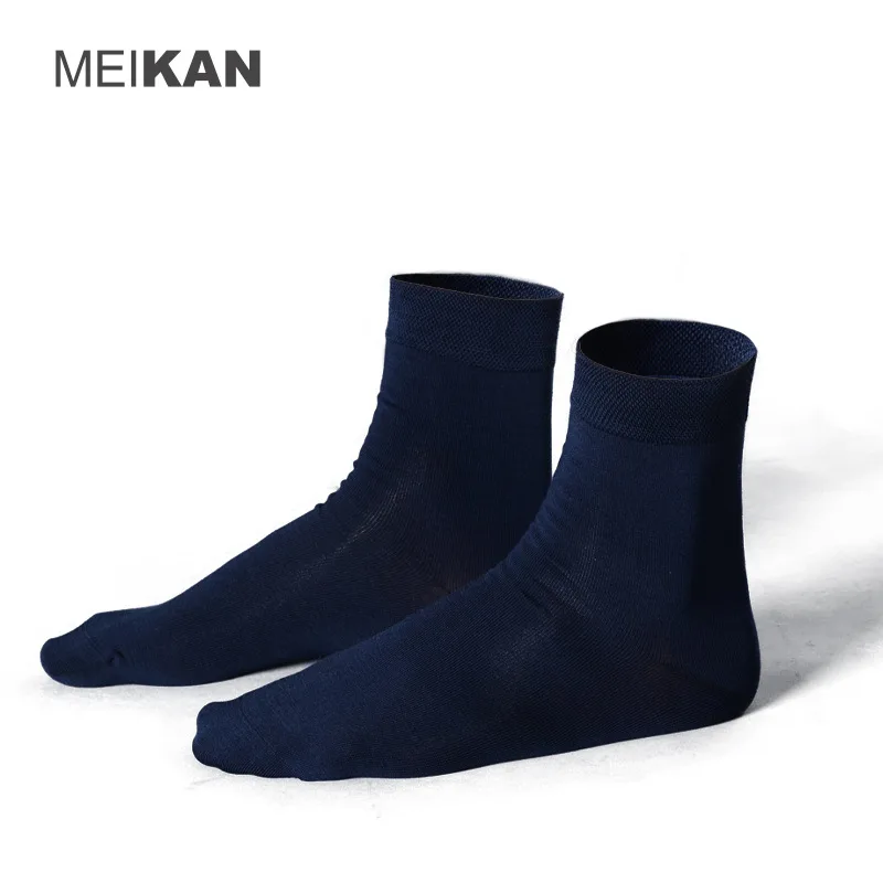 

Mercerized cotton men's socks four seasons men's lightweight wear-resistant business socks singed ball men's socks skarpetki dam