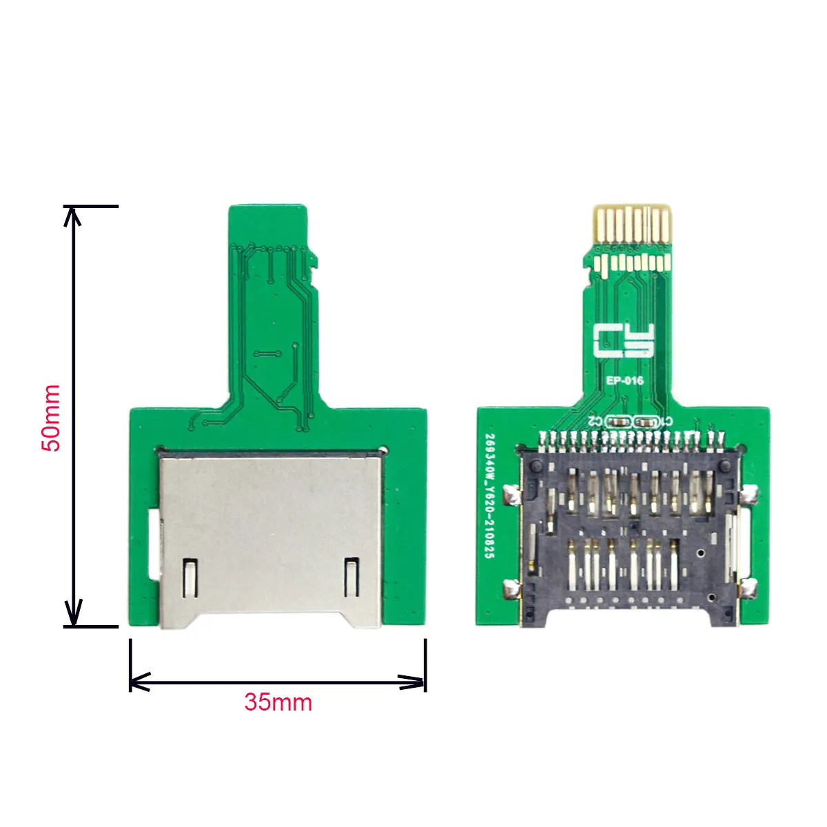 Male Extender to SD TF Micro Card Female Extension UHS-III UHS-3 UHS-2 |
