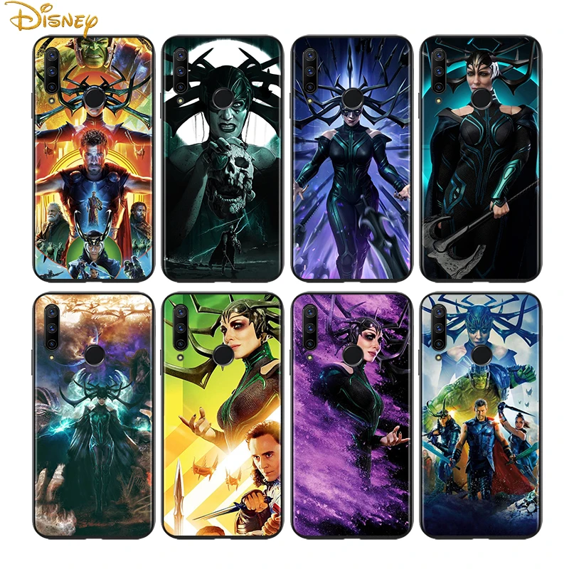 

Hela marvel cool for Huawei Honor 30 20 10 9S 9A 9C 9X 8X MAX 10 9 Lite 8A 7C 7A Pro Silicone Black Phone Case