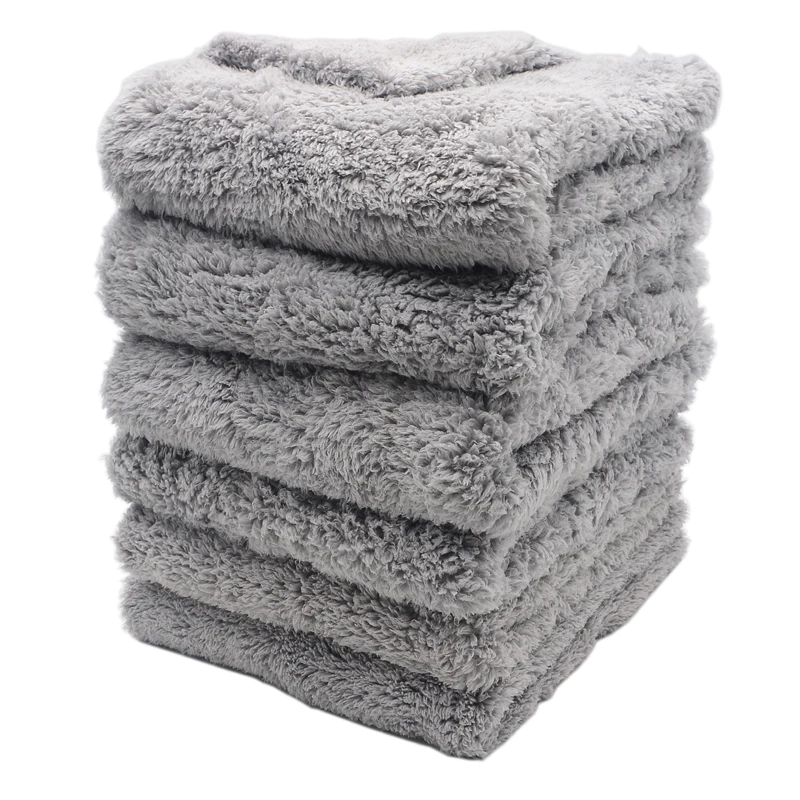 Полотенце из микрофибры 6 шт. 500 г/кв. М|Губки тряпки и щетки| |