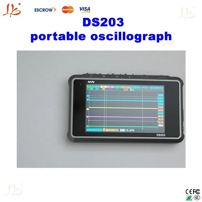 

Digital storage oscilloscope DS203 pocketscope oscilloscope usb