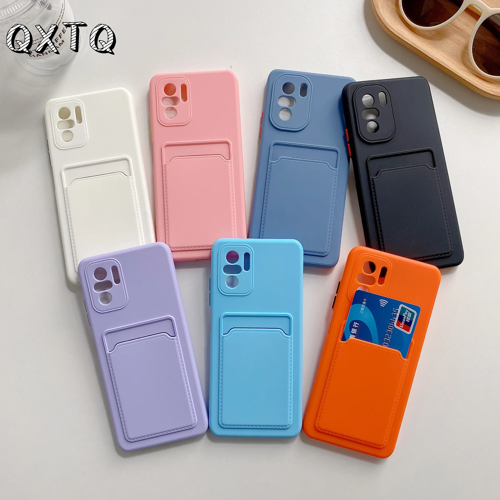 

QXTQ All-in-one Card Bag All-inclusive Phone Case for Xiaomi Redmi K X Note 3 7 8 9 10 11 30 40 A I T S Pro Lite Ultra Max Covor