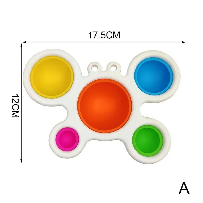 

1pcs Baby Sensory Simple Dimple Toys Bubble Fidget Stress Needs Squishy Toy Autism For Children Toys Toys Reliever Educatio Z0F7