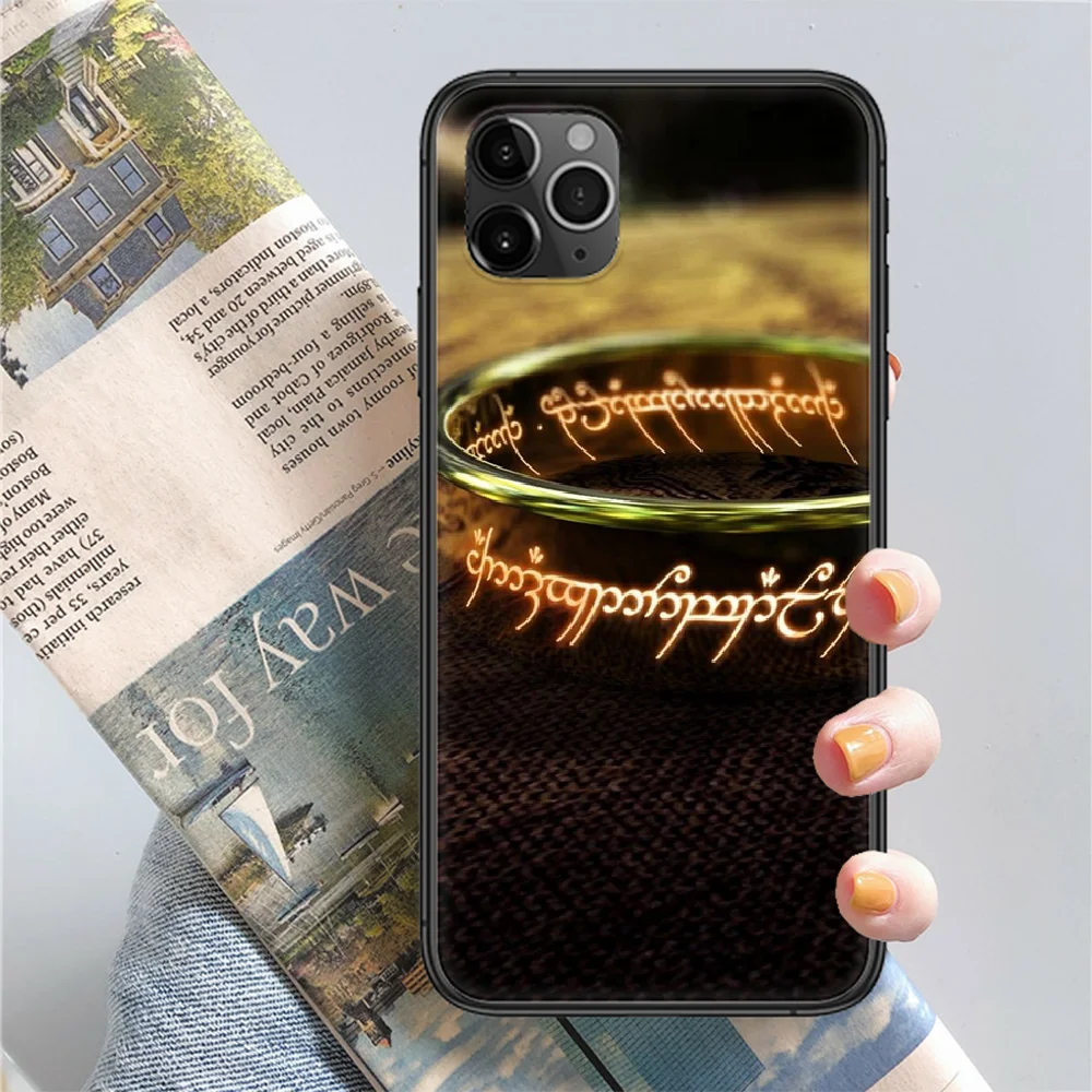 

lord movie LoTRS Phone Case Cover Hull For iphone 5 5s se 2 6 6s 7 8 12 mini plus X XS XR 11 PRO MAX black trend bumper pretty