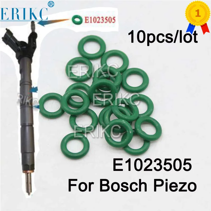 

High Quality O-Ring 10PCS Oil Return Pipe Joint Sealing Ring E1023505 for Bosch Piezo Diesel Injector 0445115 Sprayer 0445116