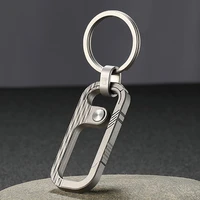 top luxury titanium car key chain ultimate super light flagship titanium keychain fine jewelry for key rings best gifts for men