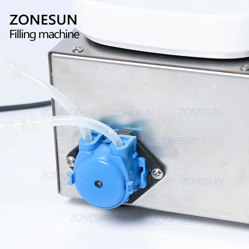 ZONESUN 0 50 мл маленькая автоматическая машина для наполнения жидкостей с ЧПУ 220 В