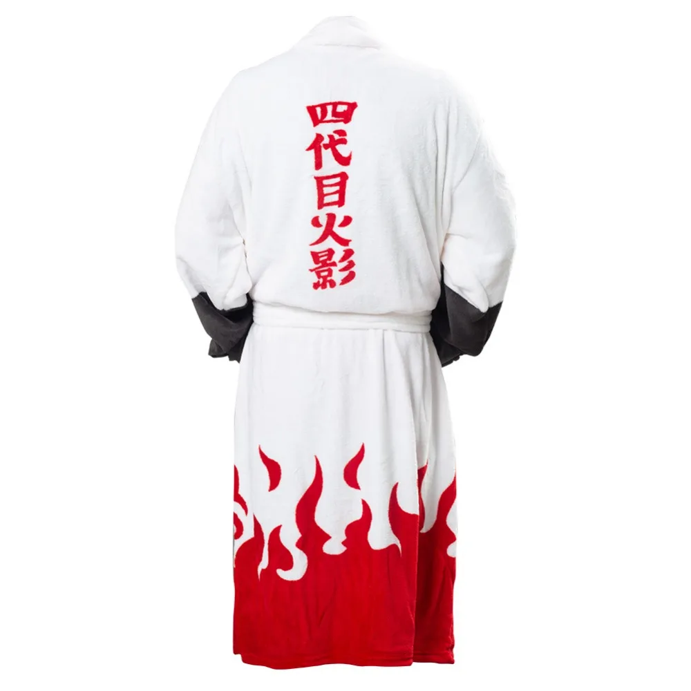 4th 7th Akatsuki Robe Anime Cosplay Bathrobe Fleece Warm Nightgown Men Winter Sleepwear Christmas Gift | Тематическая одежда и