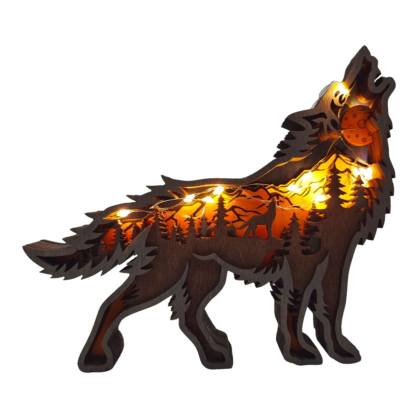 

2021 фигурки животных, медведей, настольное украшение, резьба, Модель оленя, креативное украшение для дома и офиса, скульптура