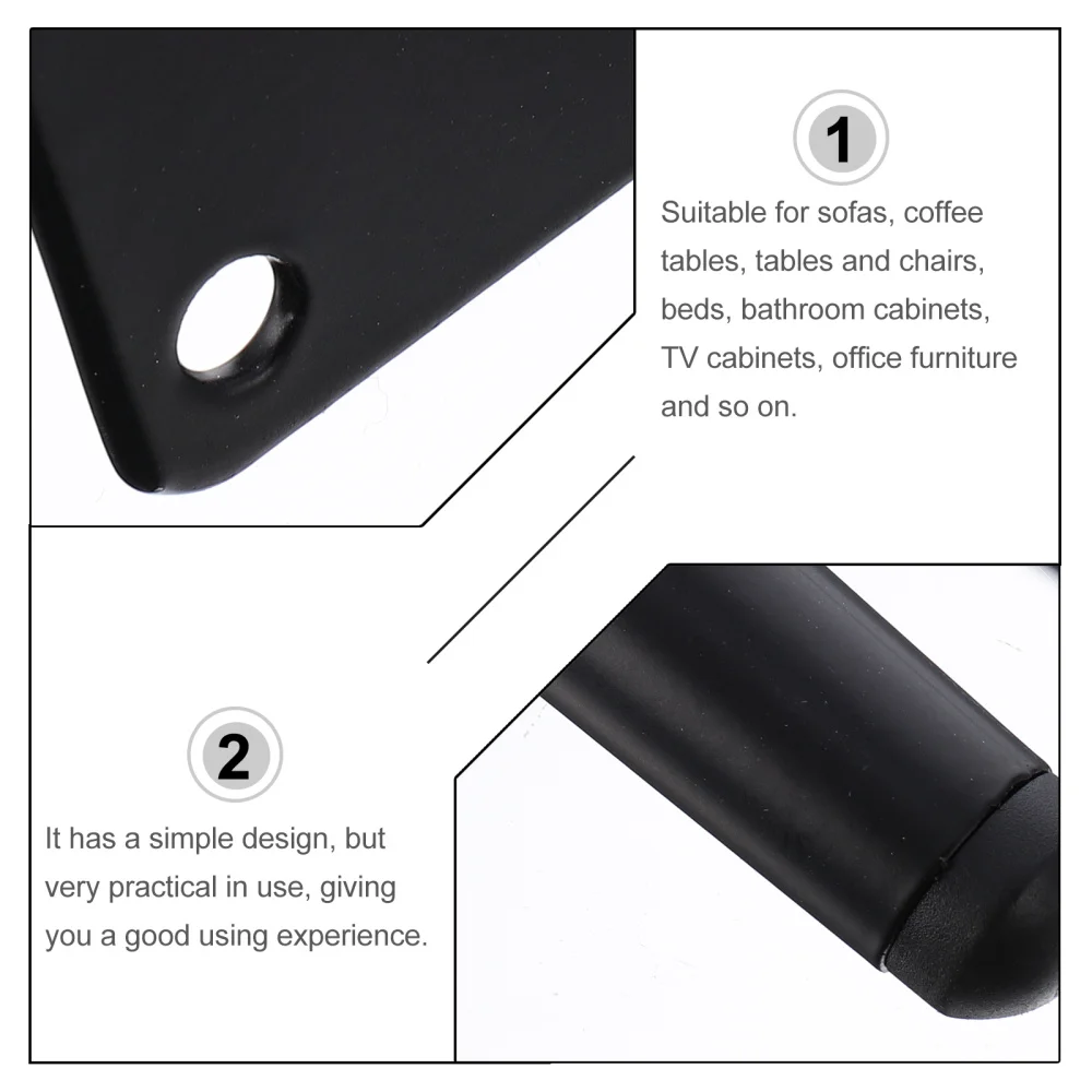 

4pcs Iron Cabinet Leg Furniture Support Feet Sofa Leg Bed Leg for Home