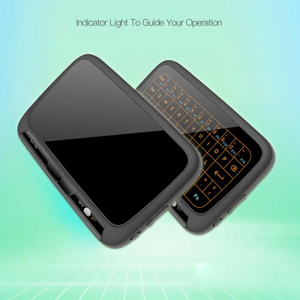 H18 Mini 2.4GHz Wireless Keyboard Backlight Full Touch Screen Air Mouse Touchpad Controller for Smart TV | Компьютеры и офис