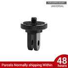 Адаптер для мини-штатива из алюминиевого сплава с винтовой головкой 14 для GoPro Hero 9 8 7 6 5 Xiaoyi Yi Sjcam Eken аксессуары для камеры