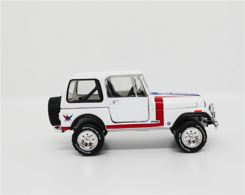 GreenLight 1:64 J eep CJ-7 1981 Бутик брелок для автомобильных ключей игрушки детей модели с