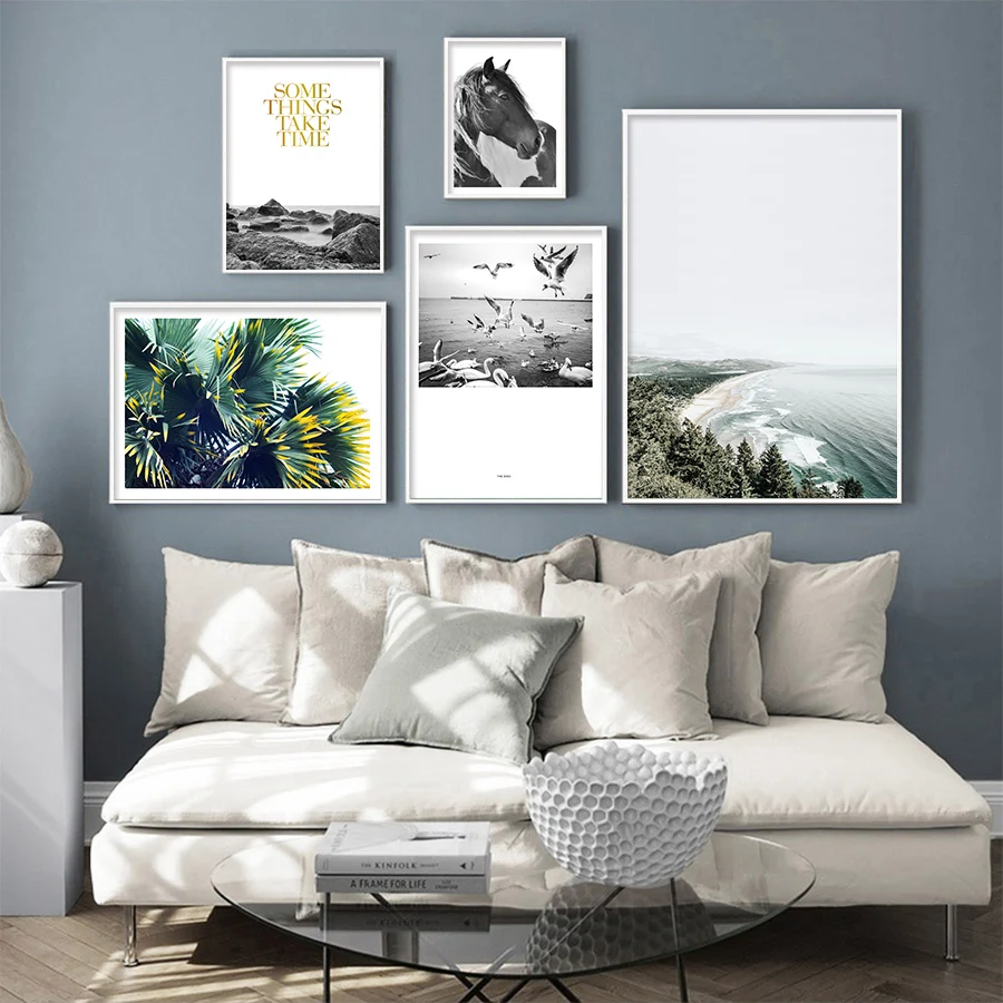 Картина с изображением тропического Морского Пейзажа изображение растений