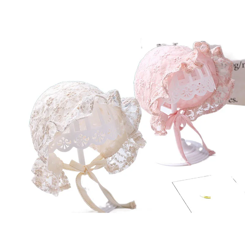 

Summer spring baby girl hat cute pure cotton lace breathable baby sun hat baby toddler baby hat sun hat gift