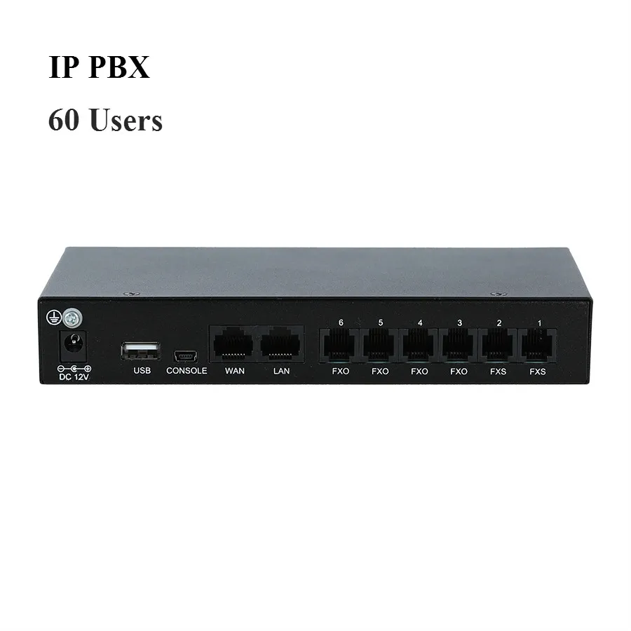 Free shipping UC200-15 IPPBX with 60 users