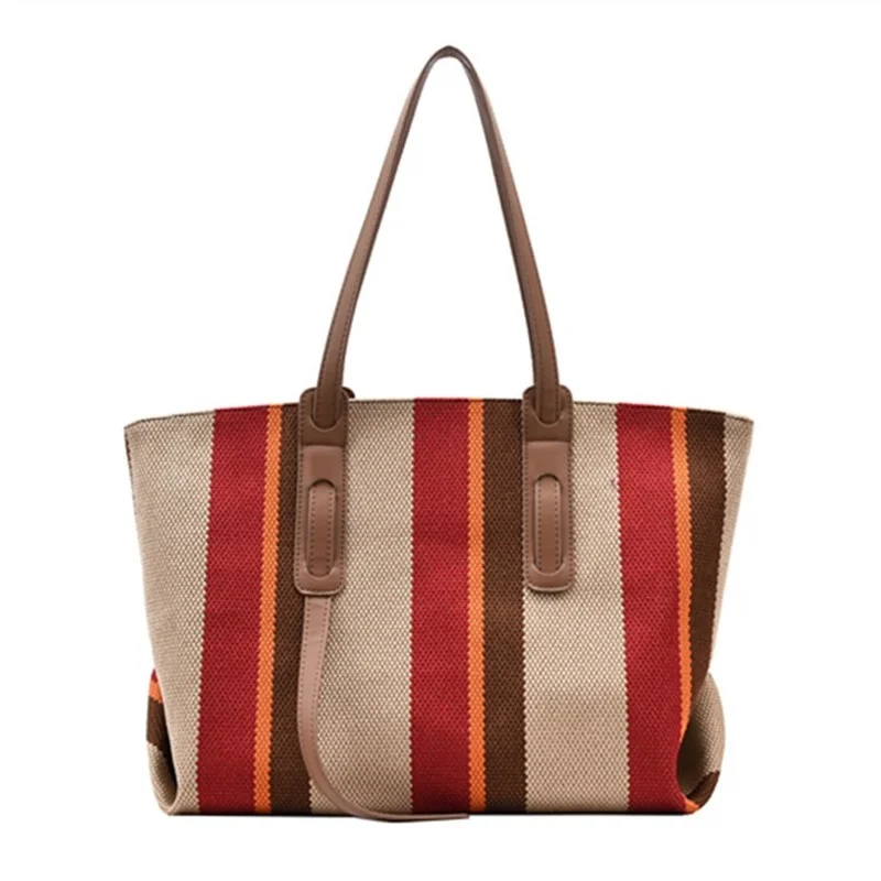 

Women's 2021 New European and American Fashion Simple Style Large Capacity Tote Bag Shoulder Bag Large Clutch Bag