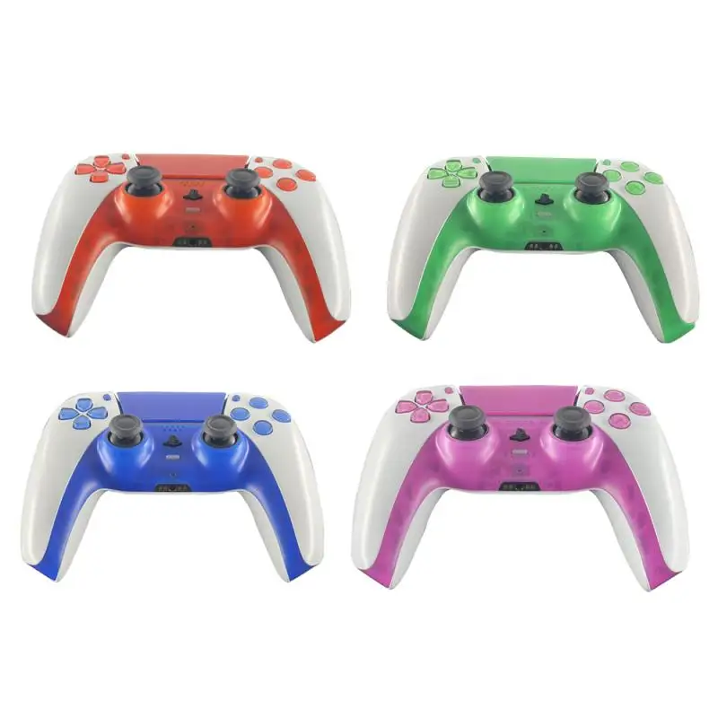 

For PS5 Controller Joystick Gamepad Cover Decorative Stripe And Button Cap Replacement Shell For Playstation 5 Accessory