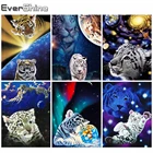 Evershine Алмазная вышивка тигр картина стразы полная площадь Алмазный мозаика животное вышивка крестом подарок ручной работы